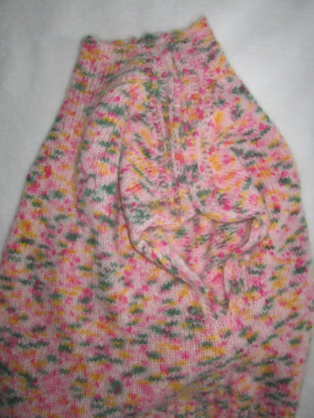 ANN MASHBURN Multicolor Mohair Merino Blend Sleeveless Sweater Women’s Small - Picture 8 of 10